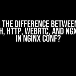 What is the difference between: RTMP, HLS, DASH, HTTP, WebRTC, and ngx_stream in nginx conf?